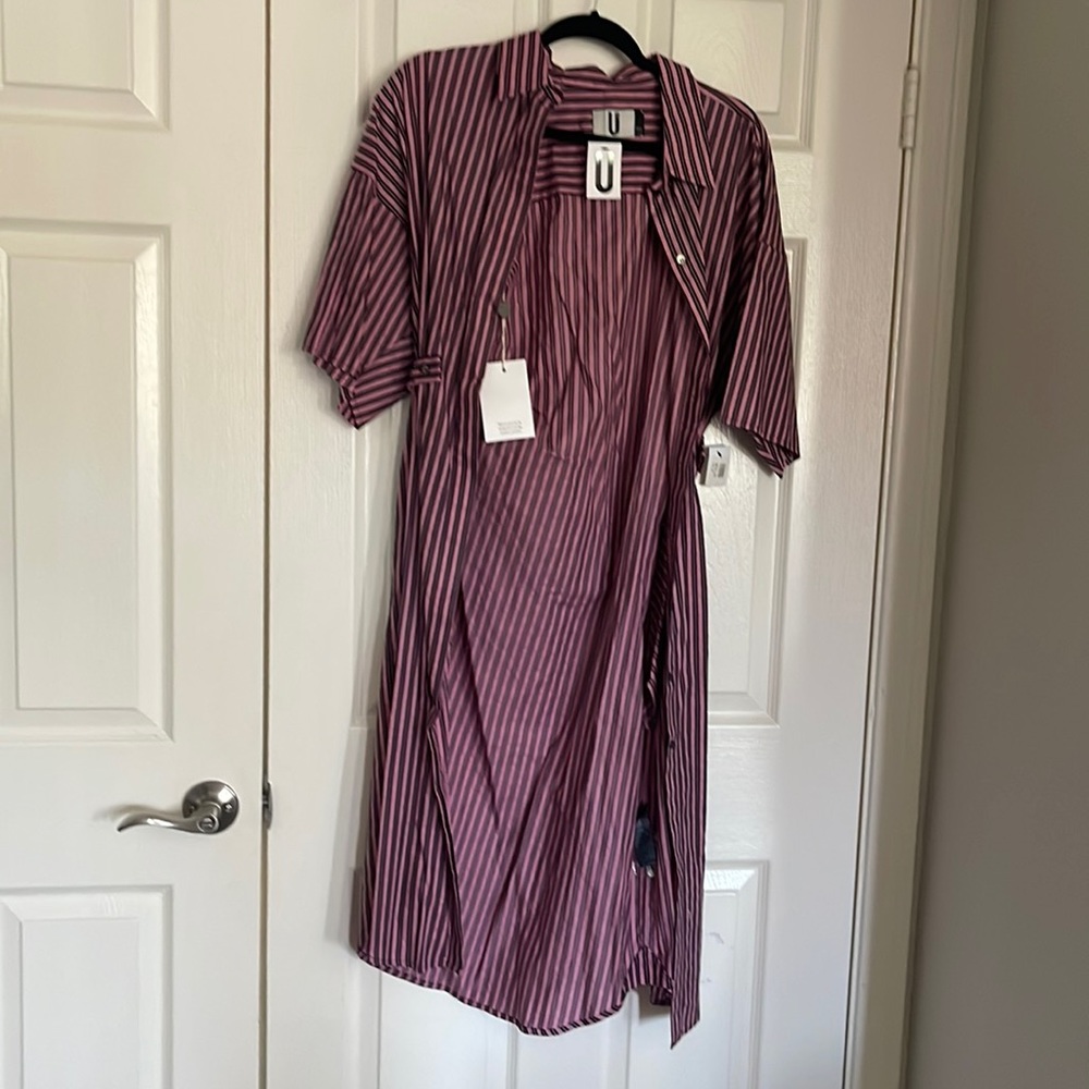 Boxy shirt dress.